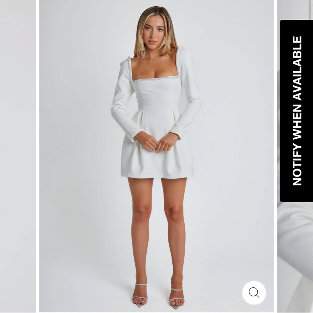 THE ULTIMATE MUSE PEARL DRESS | WHITE